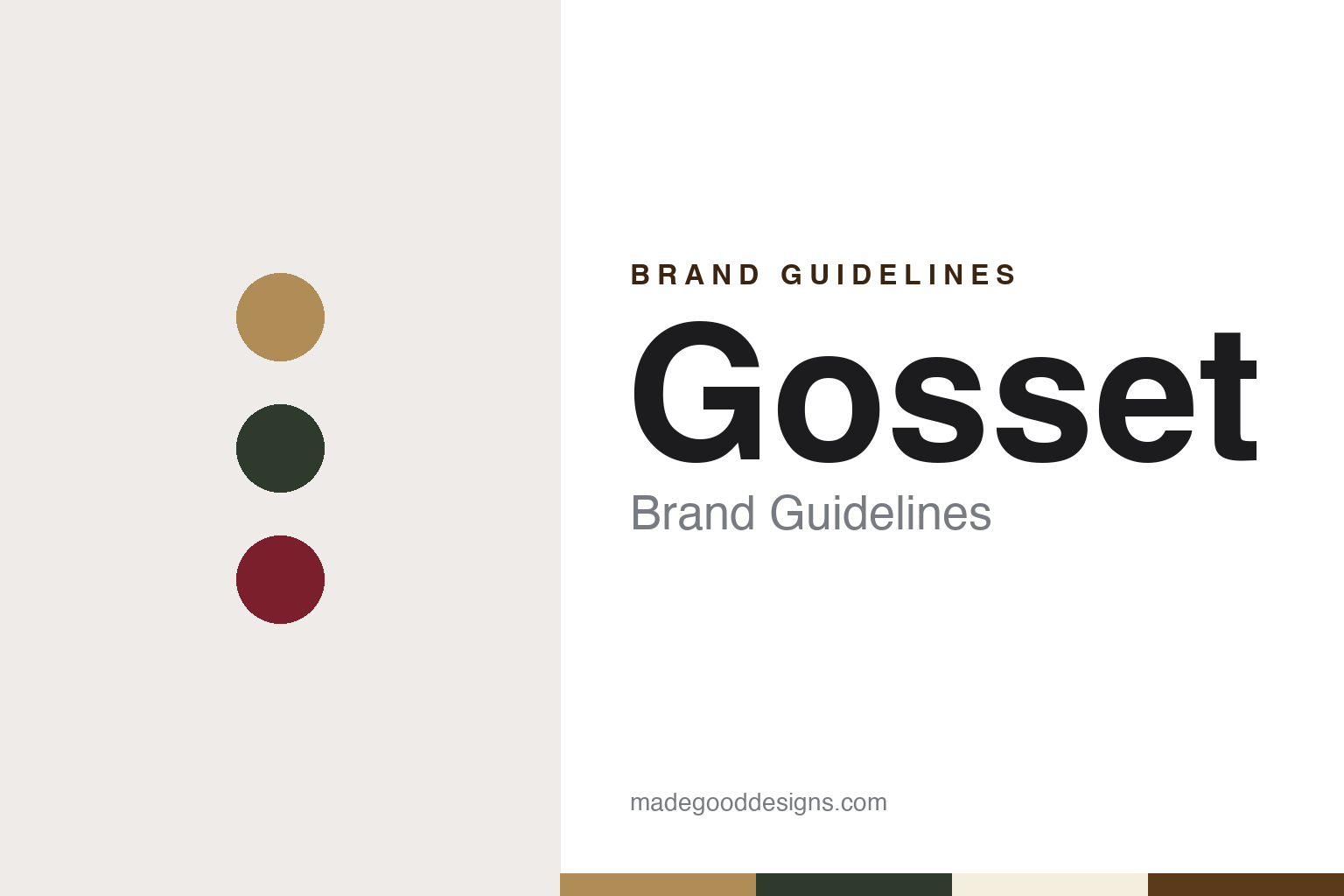 Gosset Brand Guidelines: The Aÿ Wine House Dating to 1584, Now in Épernay
