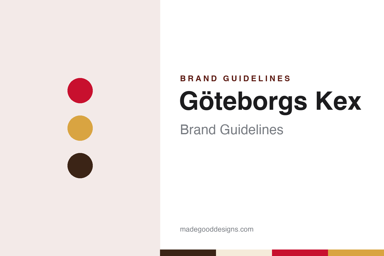 Göteborgs Kex Brand Guidelines: The Kungälv Biscuit Maker of 1888, Now Baked in Riga