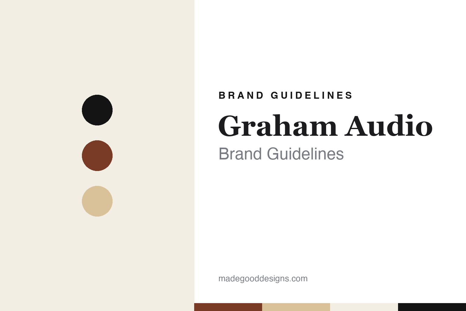 Graham Audio Brand Guidelines: The Devon Workshop Building BBC-Licensed Monitors