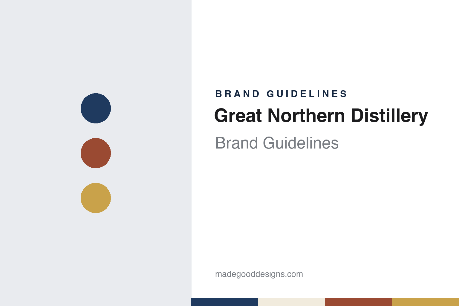 Great Northern Distillery brand guidelines — abstract colour discs and material texture (original homage; not a Great Northern Distillery product or logo)