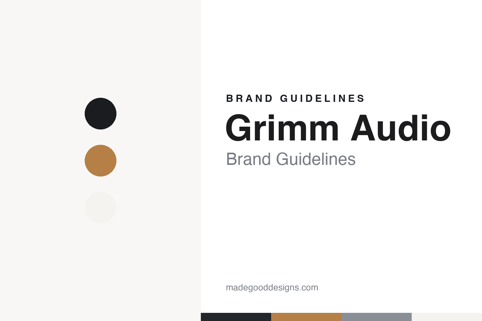 Grimm Audio Brand Guidelines: The Studio Partnership Behind the LS1 Monitor