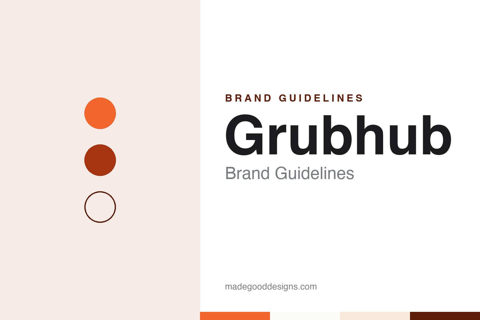 Grubhub Brand Guidelines: The Chicago Ordering App Wonder Has Owned Since 2025