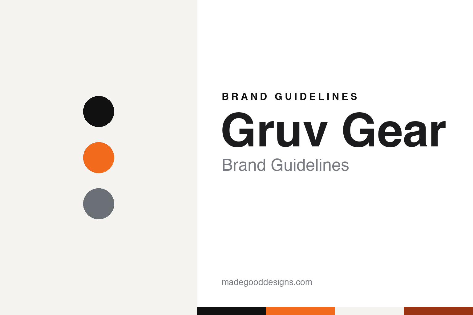 Gruv Gear Brand Guidelines: The California Gear-Cart Maker Behind FretWraps