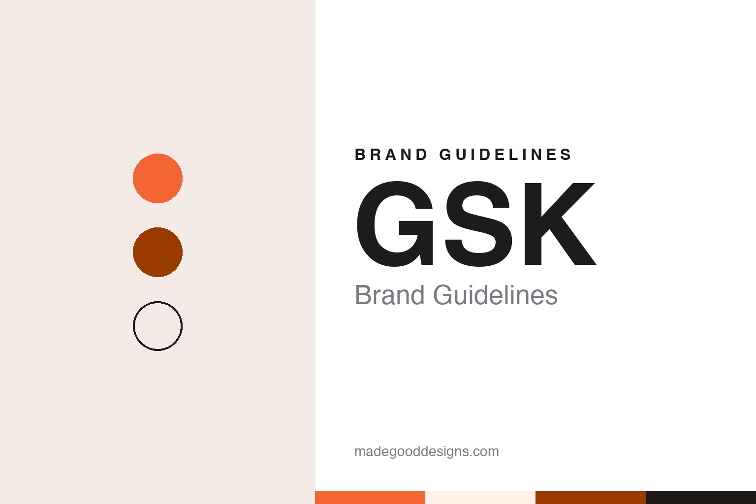 GSK Brand Guidelines: From GlaxoSmithKline to the Orange Signal