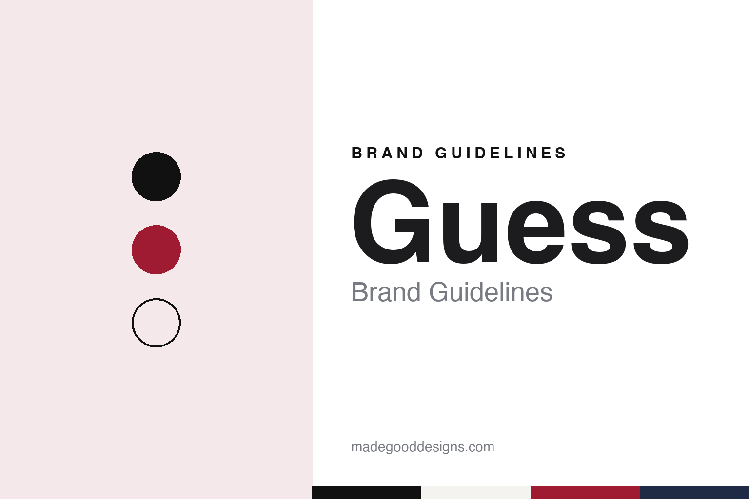 Guess Brand Guidelines: The Marciano Brothers’ Question Mark & Triangle