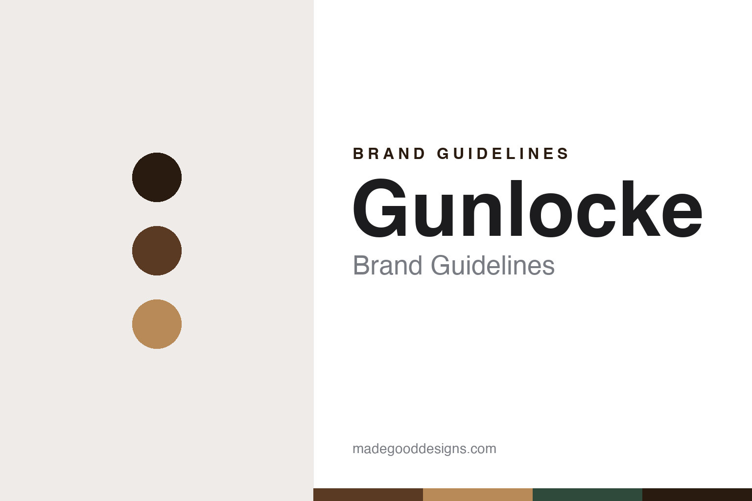 Gunlocke brand guidelines — abstract colour discs and material texture (original homage; not a Gunlocke product or logo)