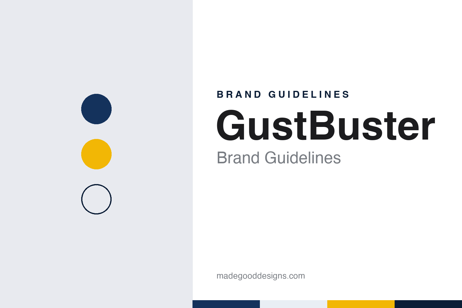 GustBuster Brand Guidelines: The Vented Double-Canopy Umbrella From Long Island