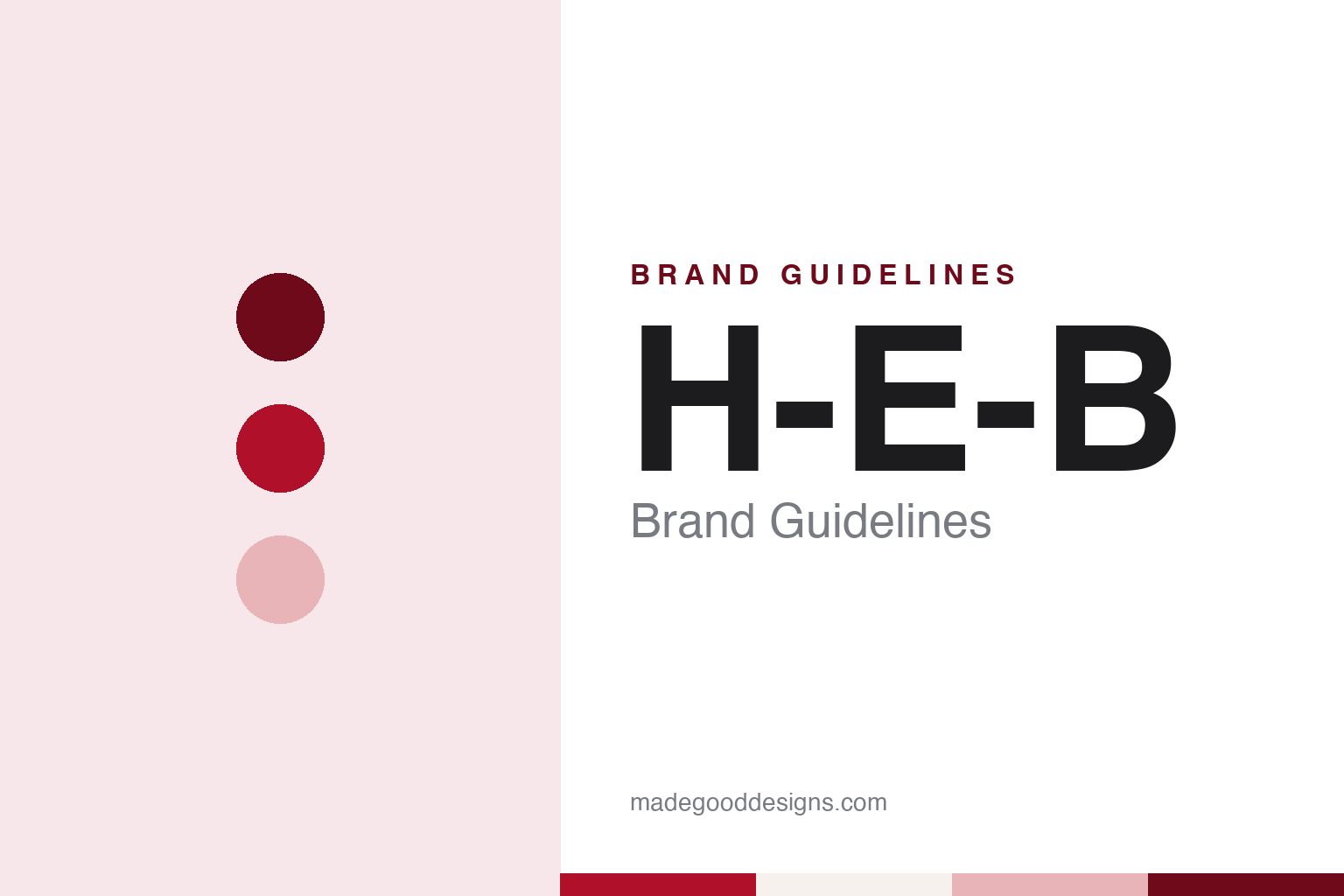 H-E-B Brand Guidelines: Florence Butt’s Kerrville Grocery & Howard E. Butt’s Initials