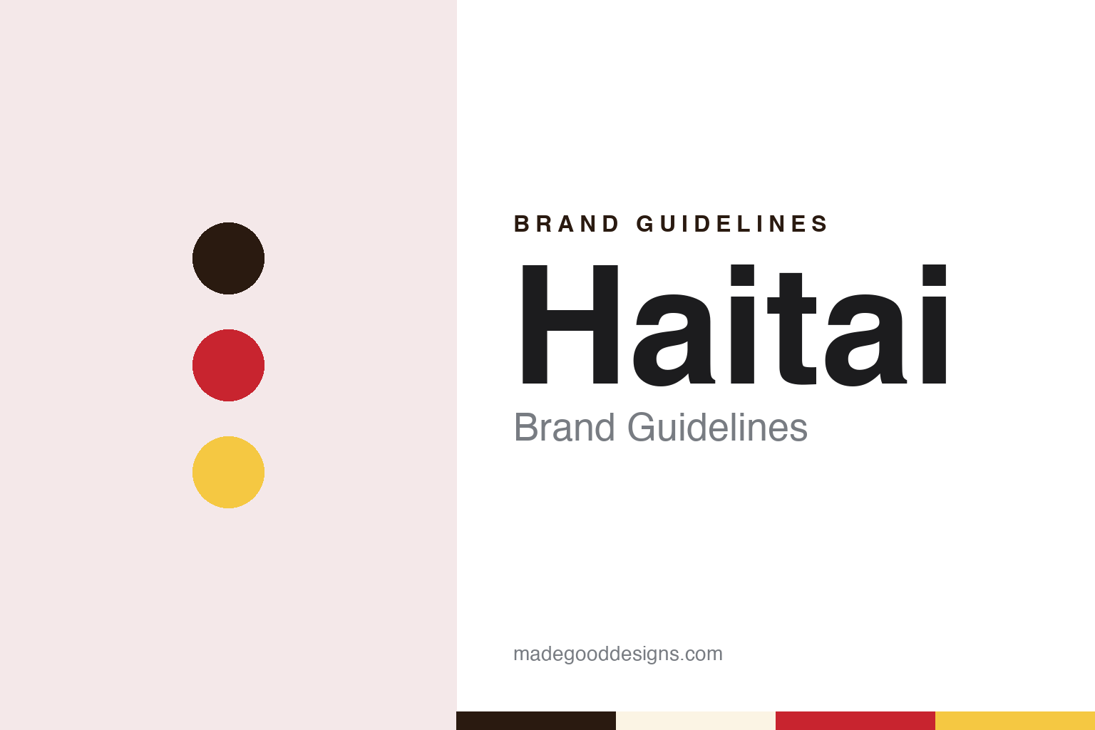 Haitai brand guidelines — abstract colour discs and material texture (original homage; not a Haitai product or logo)