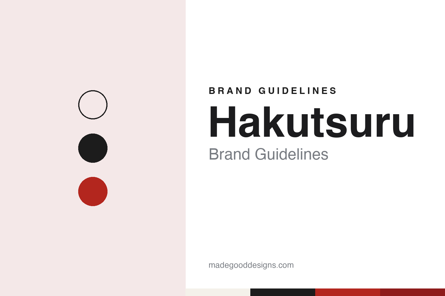 Hakutsuru Brand Guidelines: The White Crane Sake House of Mikage, Kobe, Since 1743