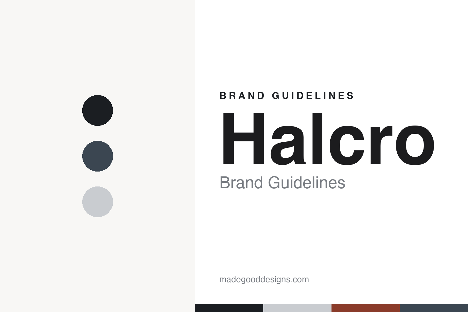 Halcro Brand Guidelines: The Adelaide Amplifier Shaped Like an H
