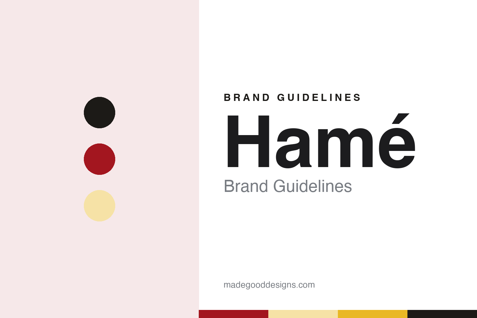 Hamé Brand Guidelines: The Babice Cannery Whose Name Came With a Red Bear