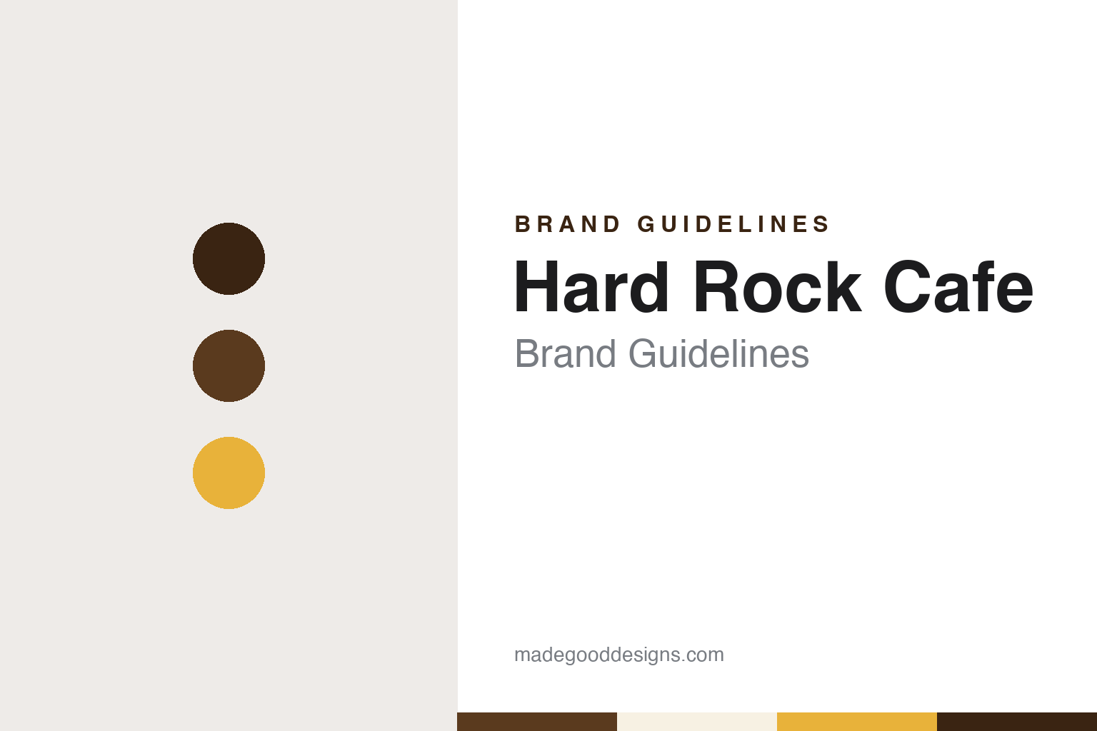 Hard Rock Cafe brand guidelines — abstract colour discs and material texture (original homage; not a Hard Rock Cafe product or logo)