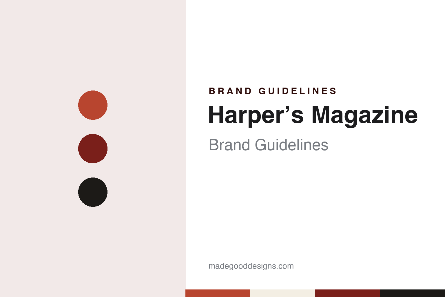 Harper’s Magazine Brand Guidelines: An 1850 Monthly, a 1980 Foundation and the 1984 Index