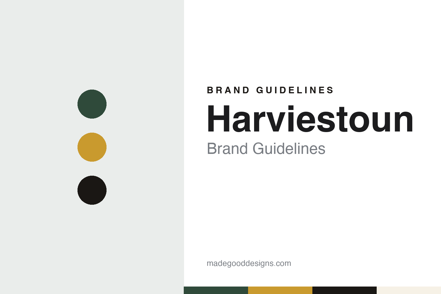 Harviestoun Brand Guidelines: The Alva Brewery Behind Schiehallion, Since 1983