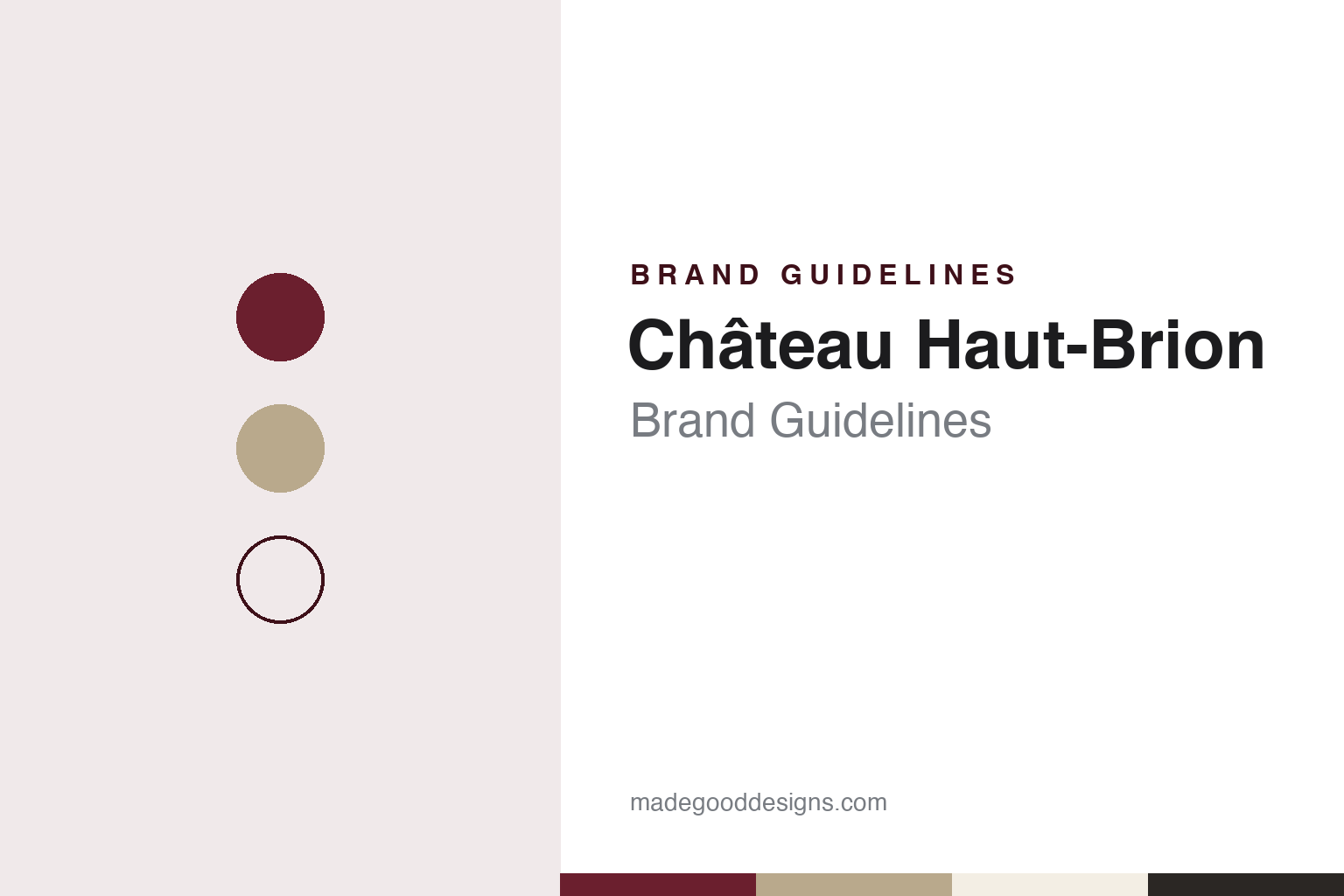 Château Haut-Brion Brand Guidelines: The Pessac First Growth Owned by the Dillon Family Since 1935
