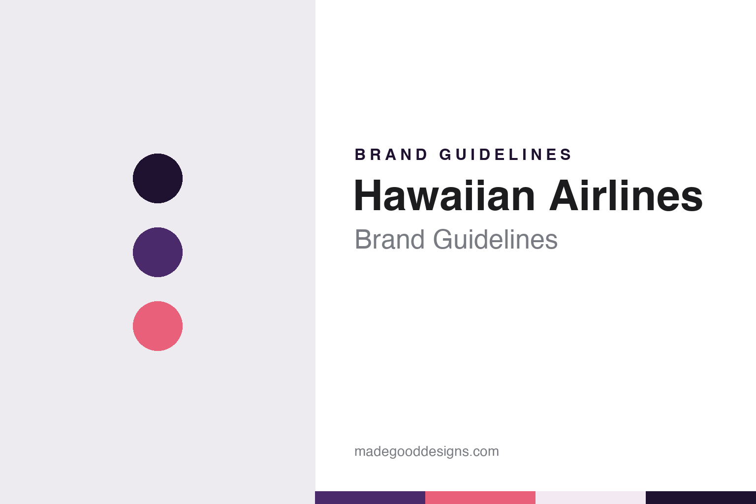 Hawaiian Airlines brand guidelines — abstract colour discs and material texture (original homage; not a Hawaiian Airlines product or logo)