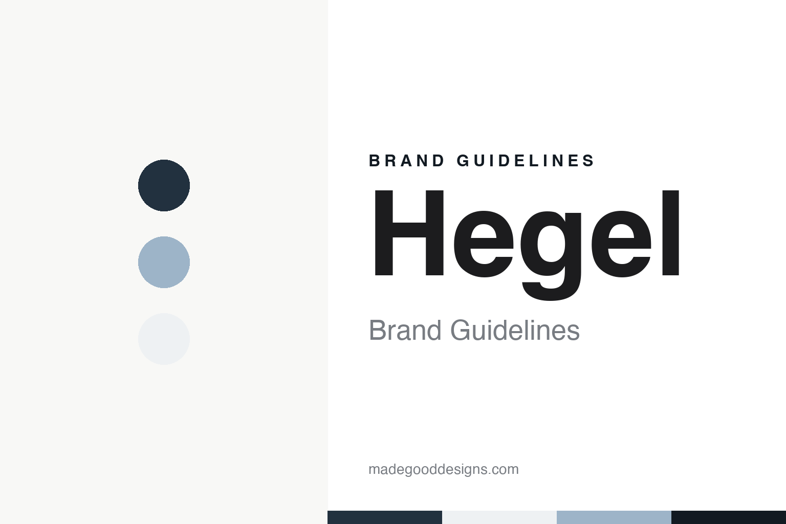 Hegel brand guidelines — abstract colour discs and material texture (original homage; not a Hegel product or logo)