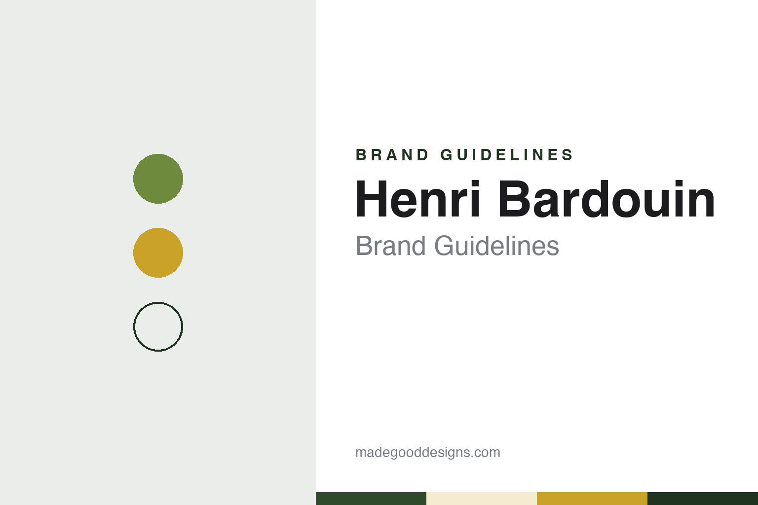Henri Bardouin brand guidelines — abstract colour discs and material texture (original homage; not a Henri Bardouin product or logo)