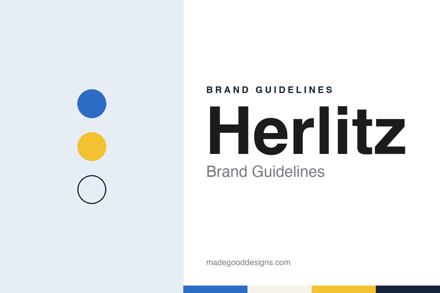 Herlitz brand guidelines — abstract colour discs and material texture (original homage; not a Herlitz product or logo)
