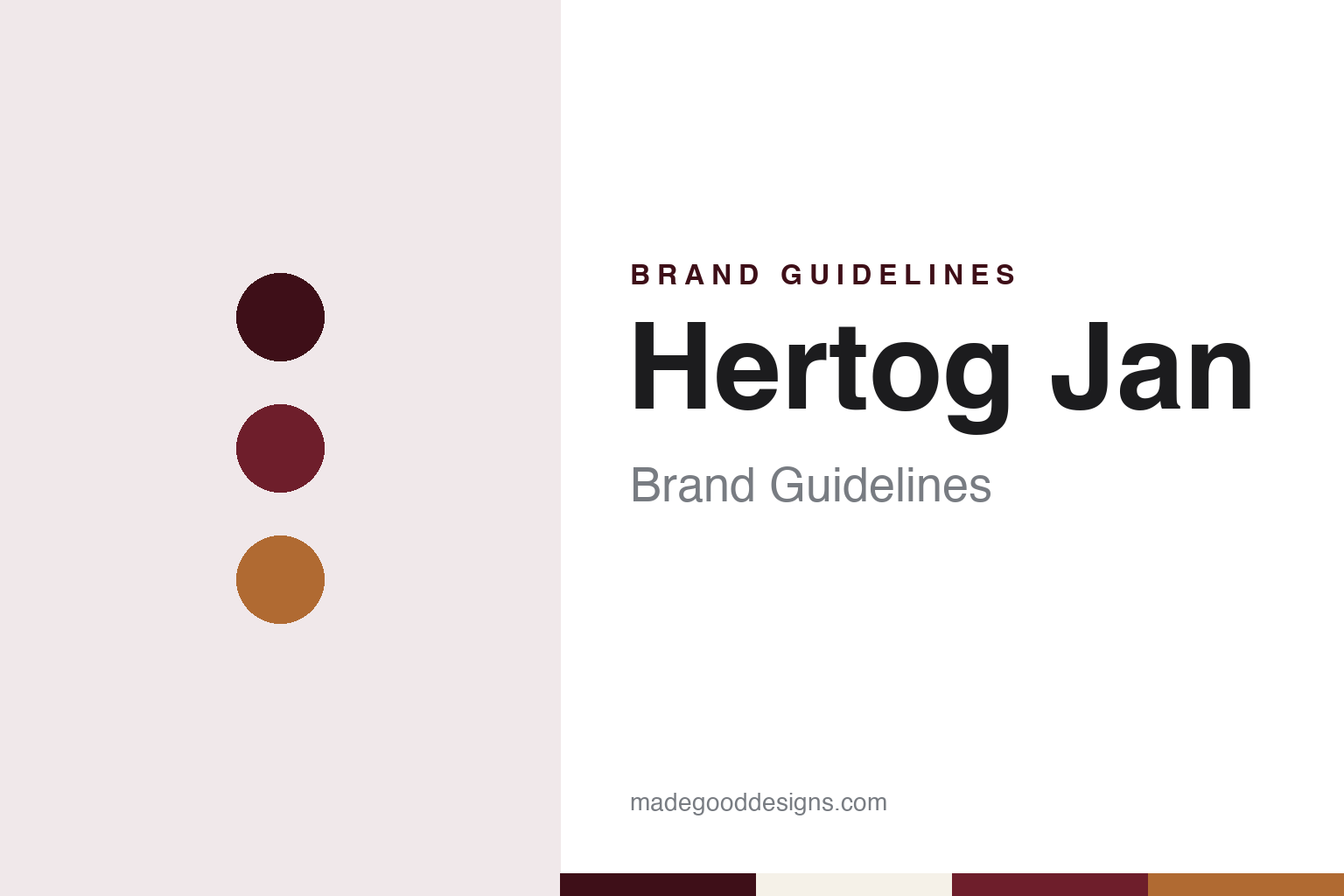 Hertog Jan Brand Guidelines: The Arcen Steam Brewery and Its Duke of Brabant