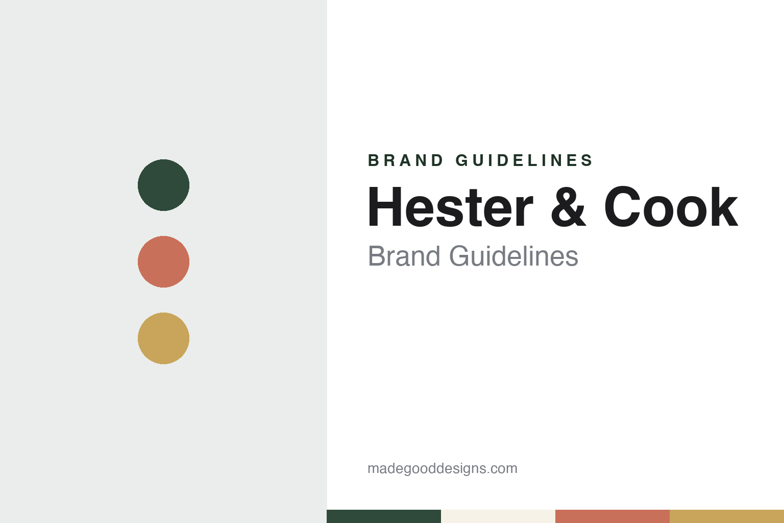 Hester & Cook Brand Guidelines: Nashville Paper Tableware Since 2005