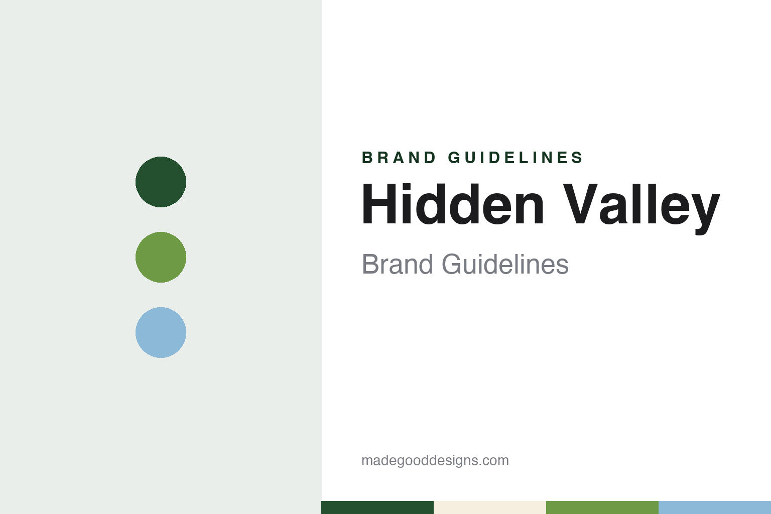 Hidden Valley Brand Guidelines: The Santa Barbara Guest Ranch That Named Ranch Dressing