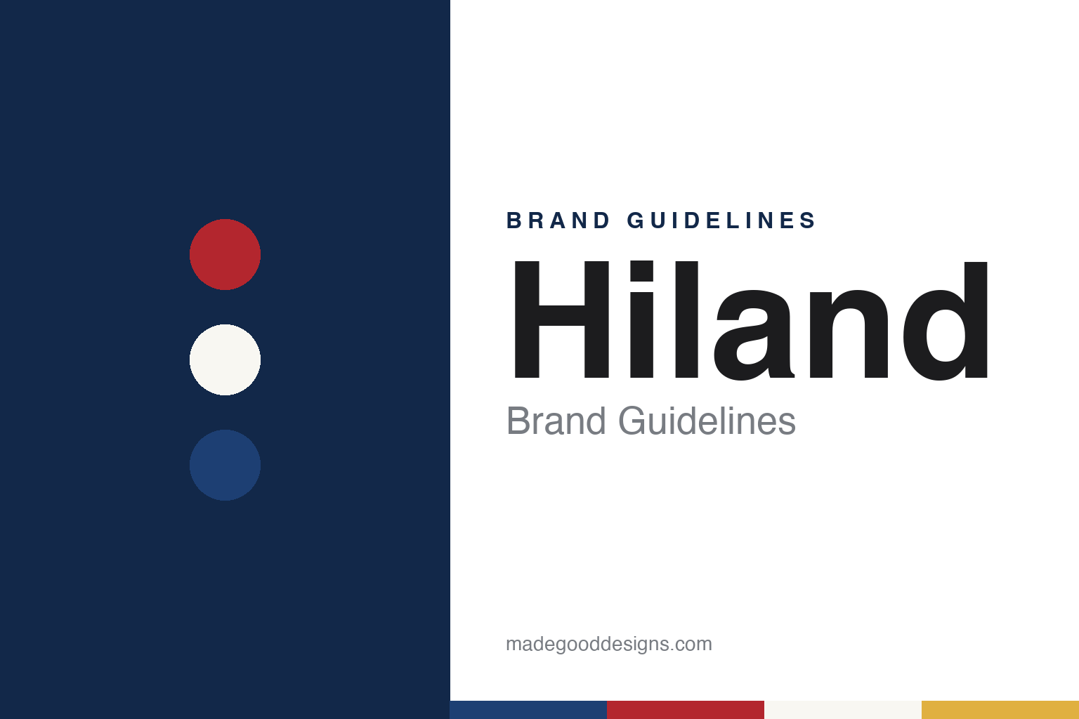 Hiland brand guidelines — abstract colour discs and material texture (original homage; not a Hiland product or logo)