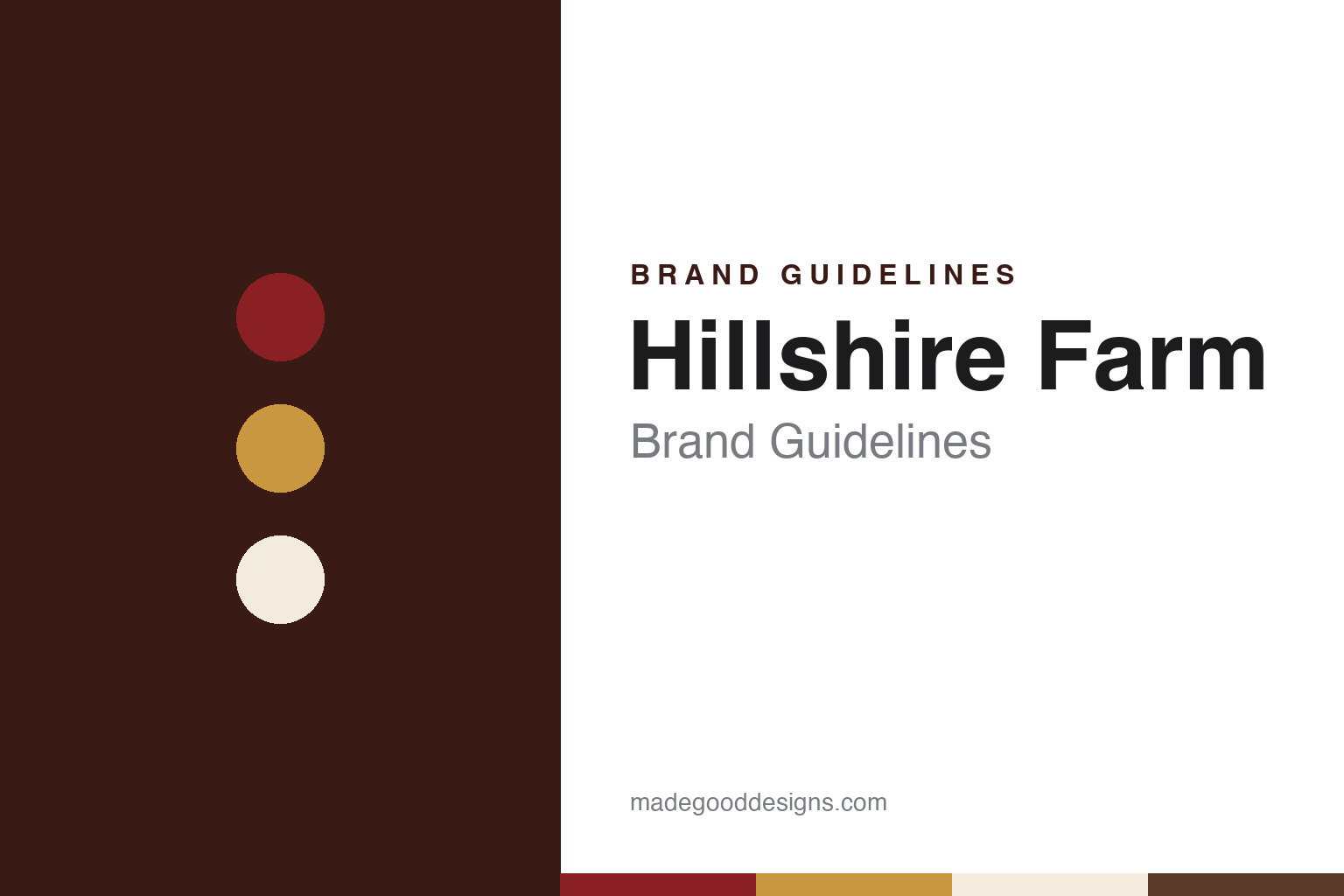 Hillshire Farm Brand Guidelines: A New London, Wisconsin Smokehouse Under Tyson