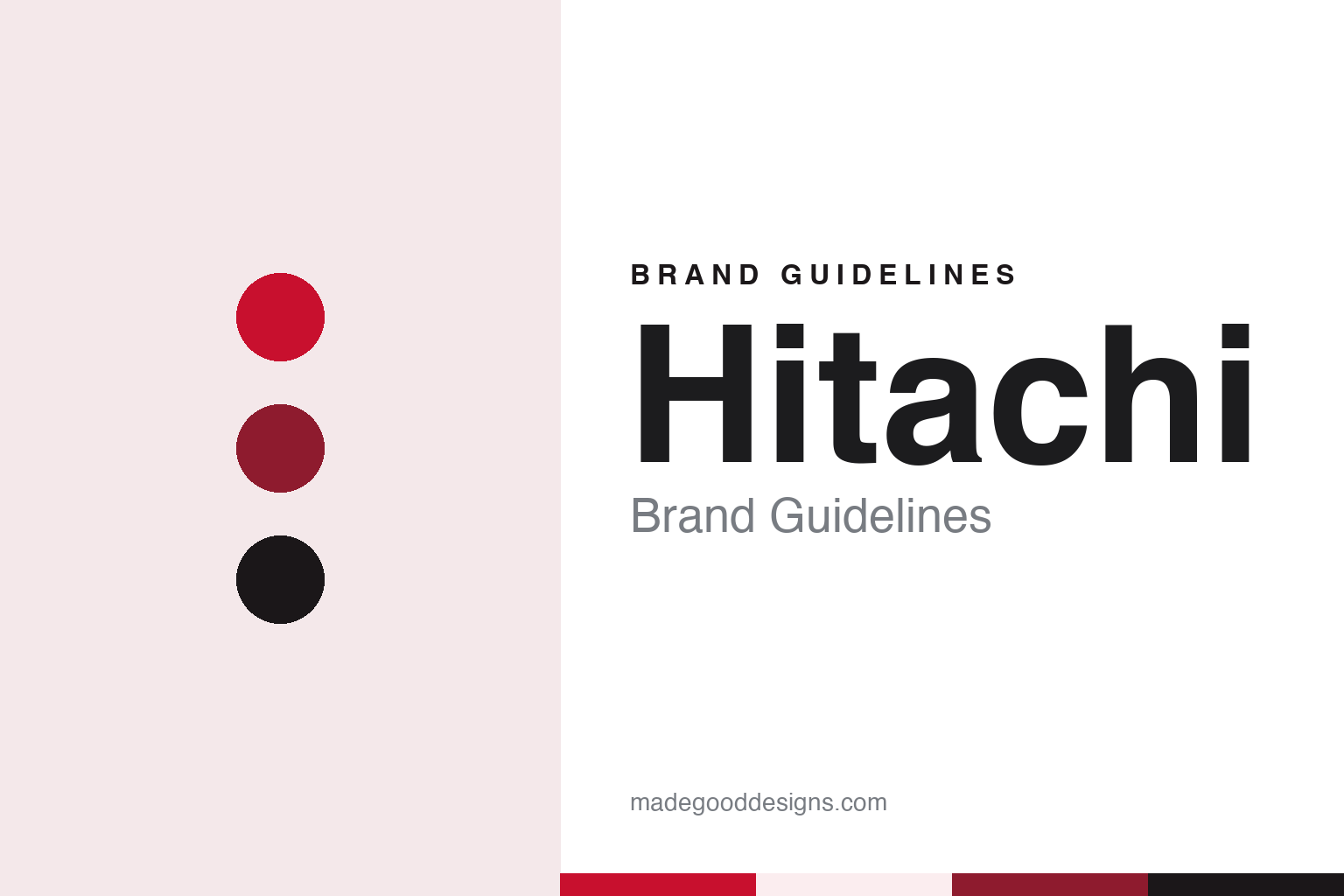 Hitachi Brand Guidelines: A Mine Workshop, a Kanji Monogram & “Inspire the Next”