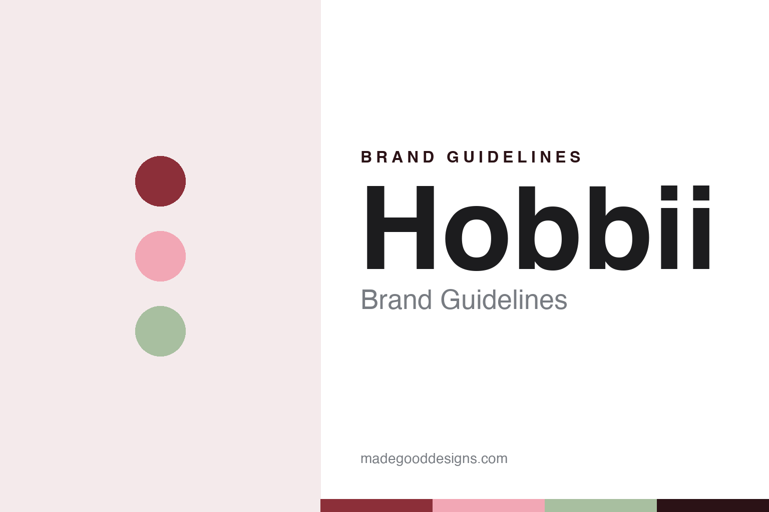 Hobbii brand guidelines — abstract colour discs and material texture (original homage; not a Hobbii product or logo)