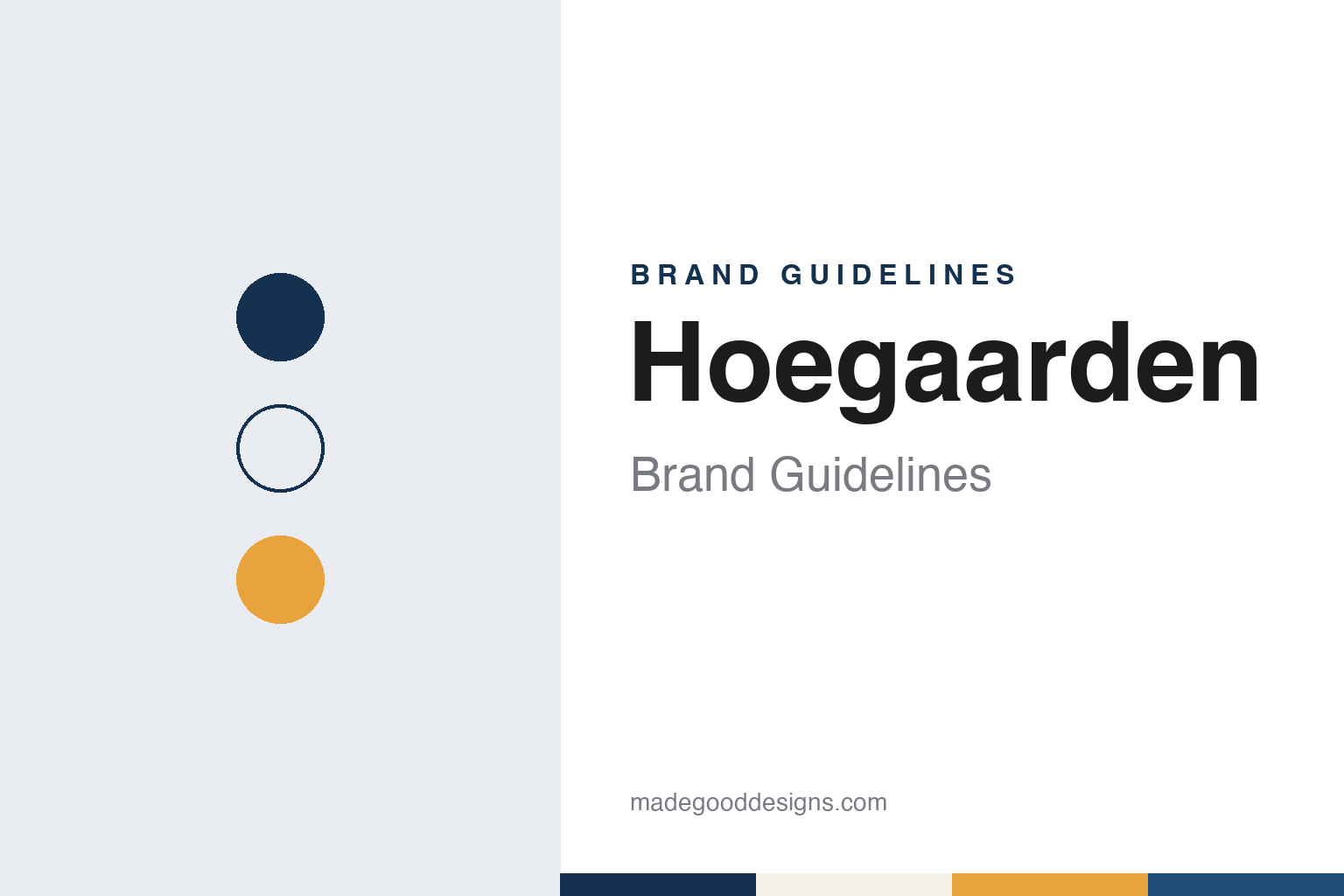Hoegaarden Brand Guidelines: The Milkman’s Revival of Belgian Witbier