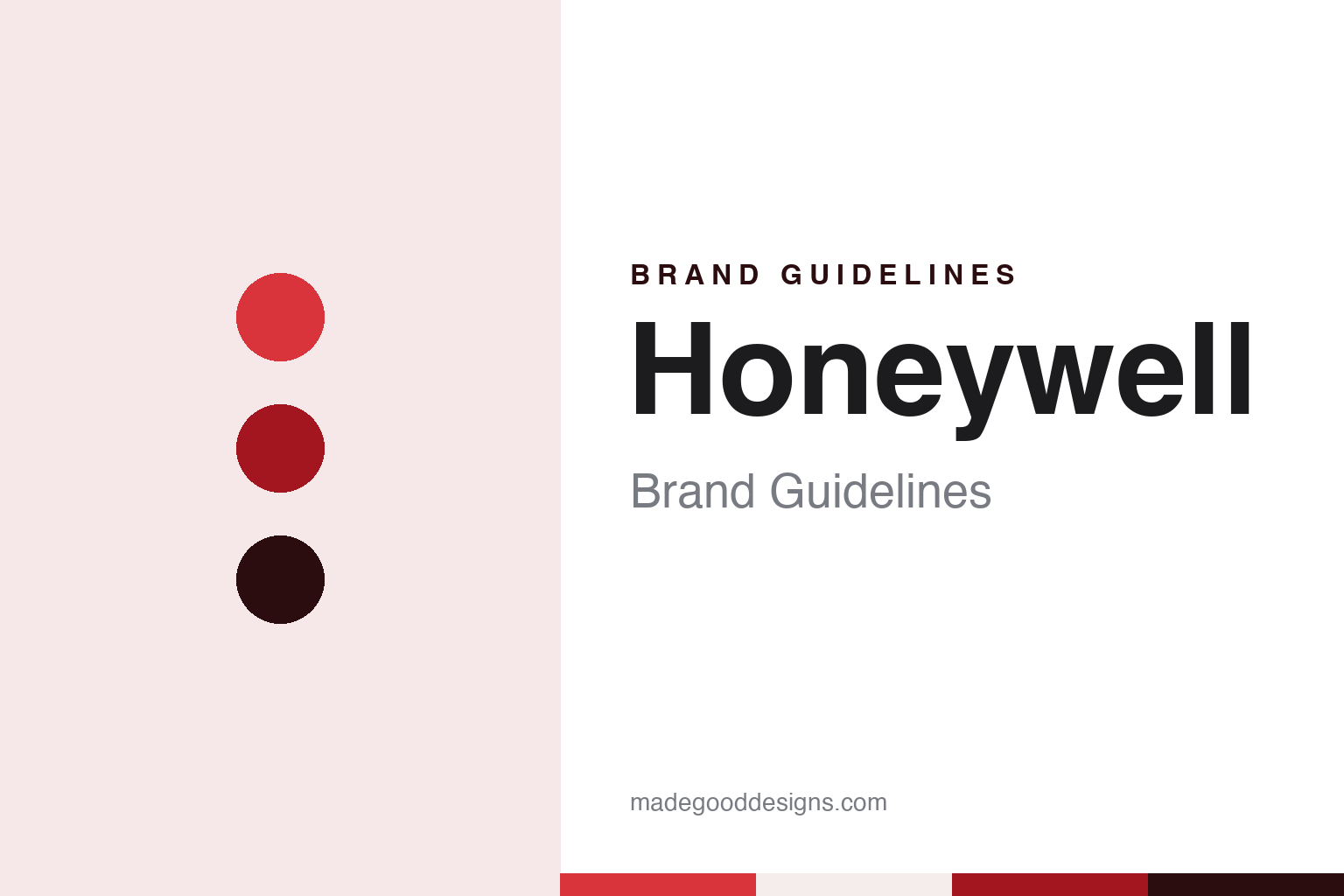Honeywell Brand Guidelines: A Wabash Surname and a Round Thermostat