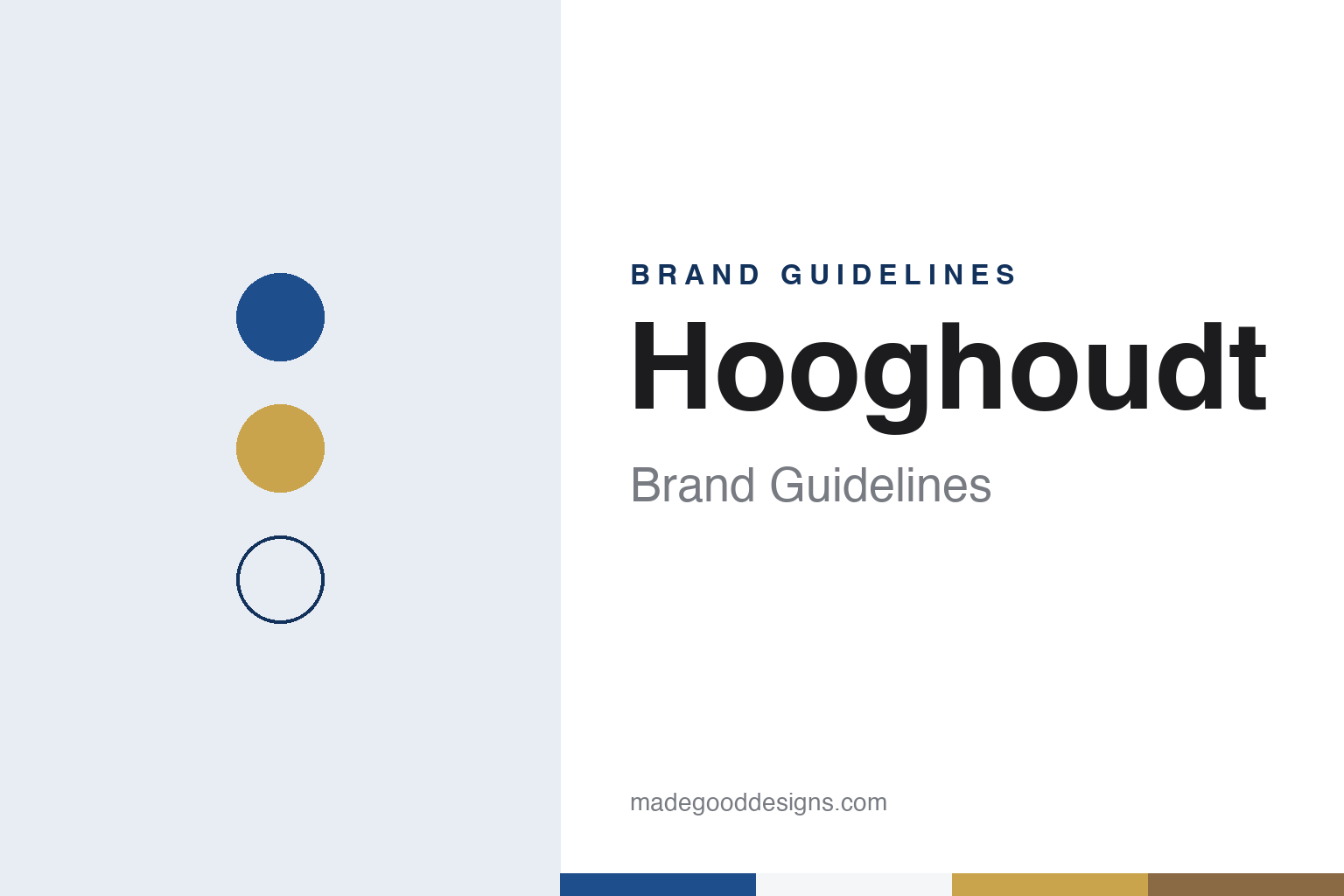 Hooghoudt brand guidelines — abstract colour discs and material texture (original homage; not a Hooghoudt product or logo)