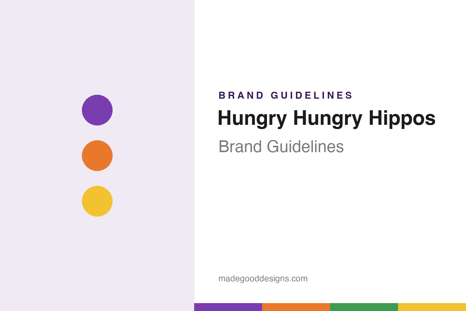 Hungry Hungry Hippos Brand Guidelines: Four Lever-Driven Hippos, a Japanese Licence & Milton Bradley