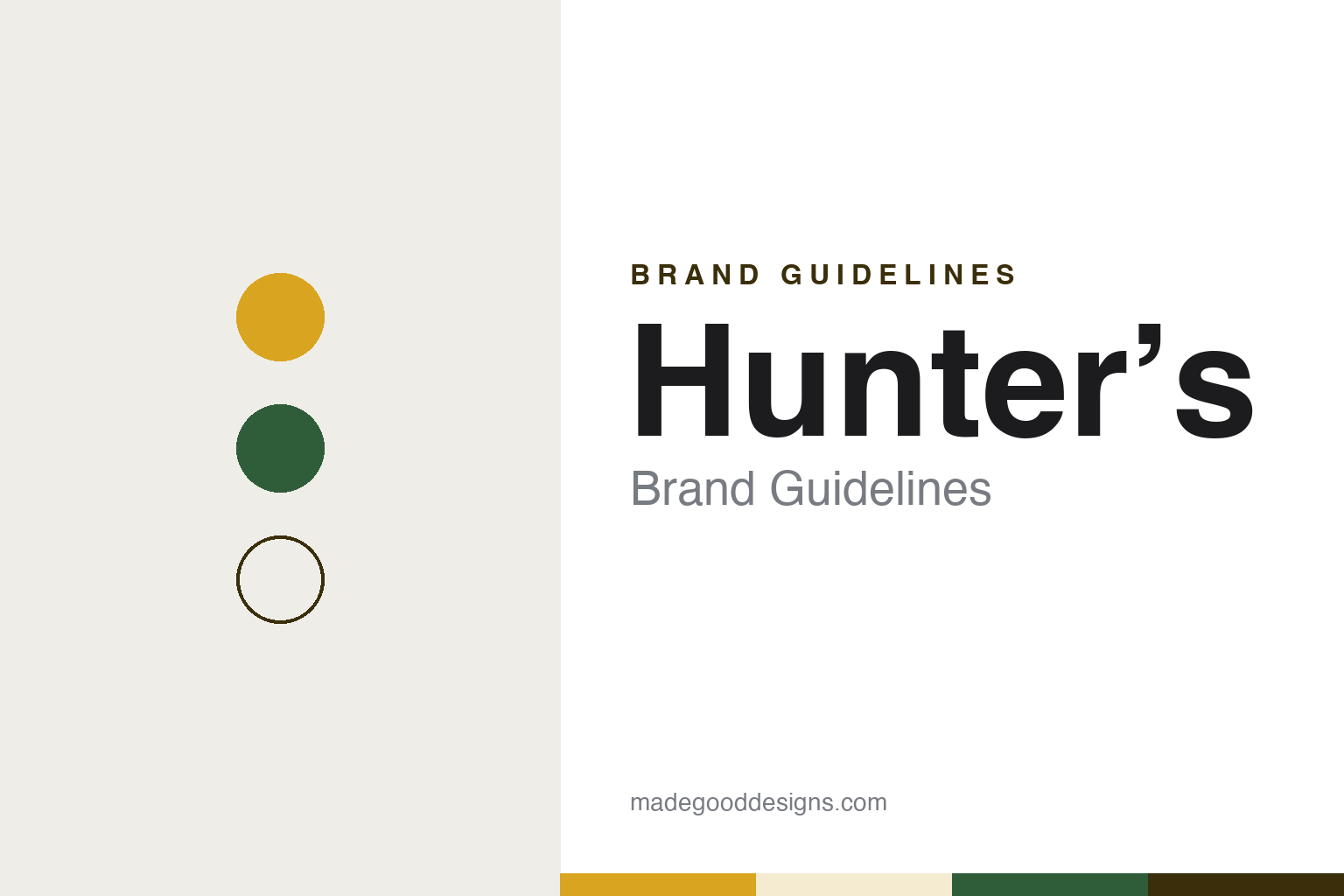 Hunter’s Brand Guidelines: The South African Cider Born as an Alternative to Beer