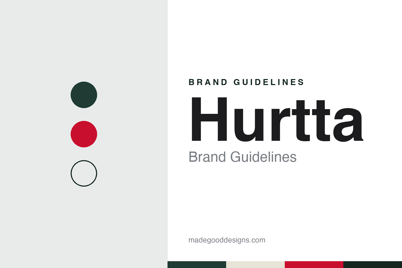 Hurtta brand guidelines — abstract colour discs and material texture (original homage; not a Hurtta product or logo)