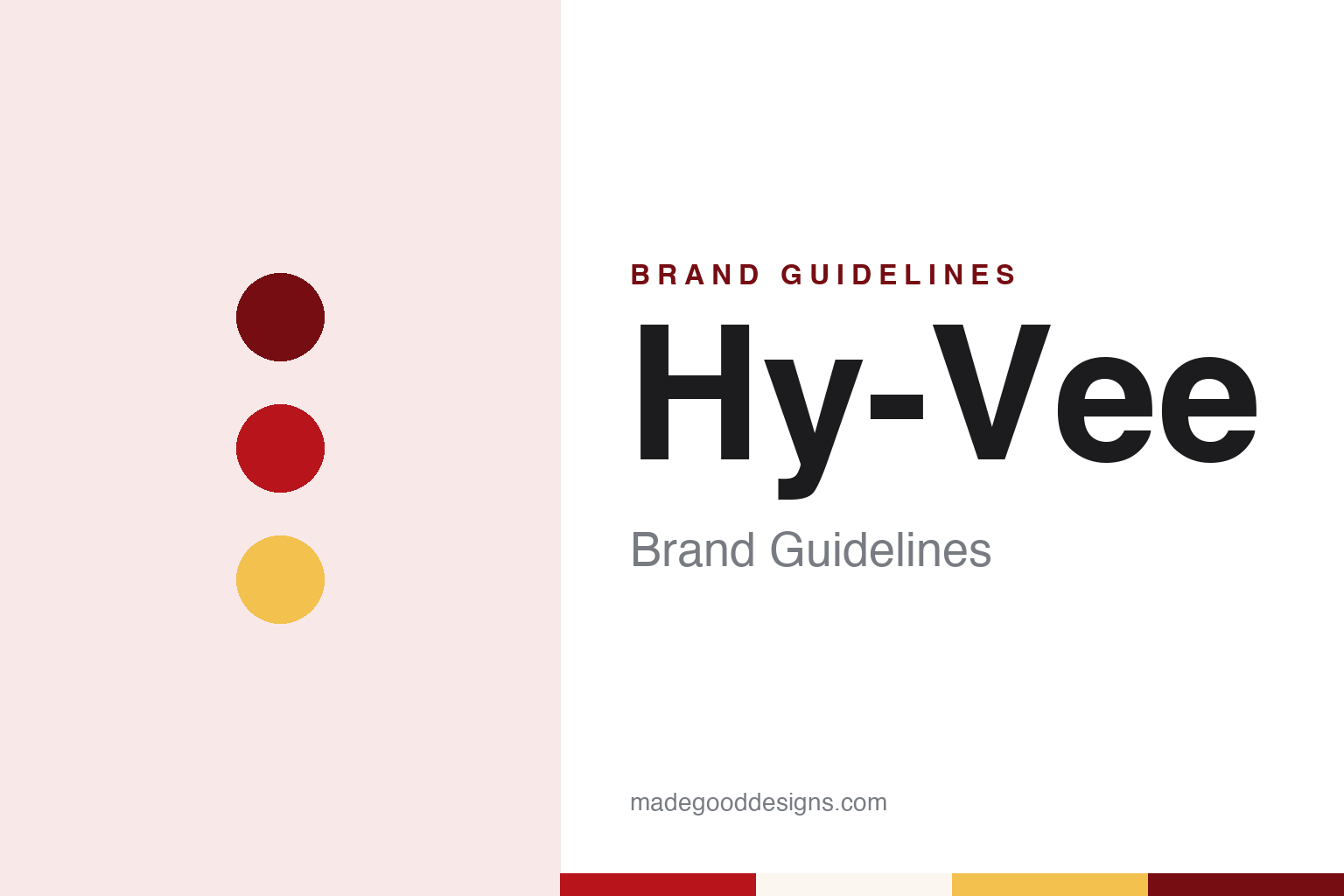 Hy-Vee Brand Guidelines: Hyde, Vredenburg, a 1952 Name Contest & the Helpful Smile