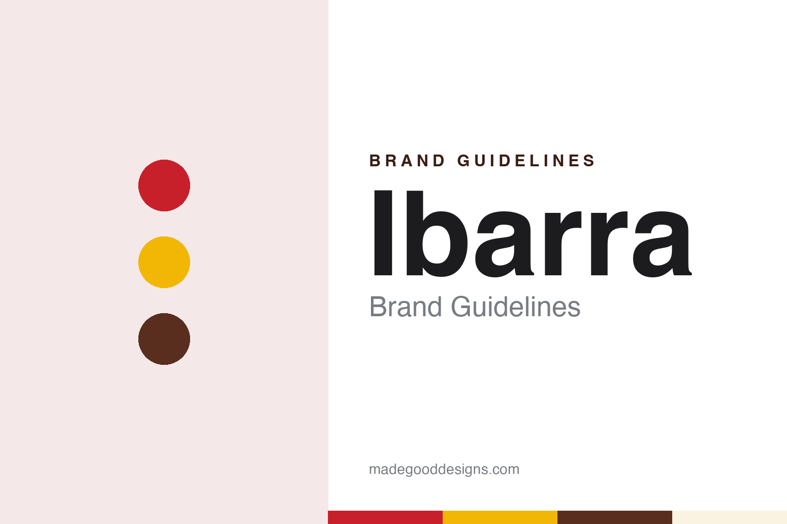 Ibarra Brand Guidelines: Guadalajara’s Table Chocolate in the Red & Yellow Hexagon