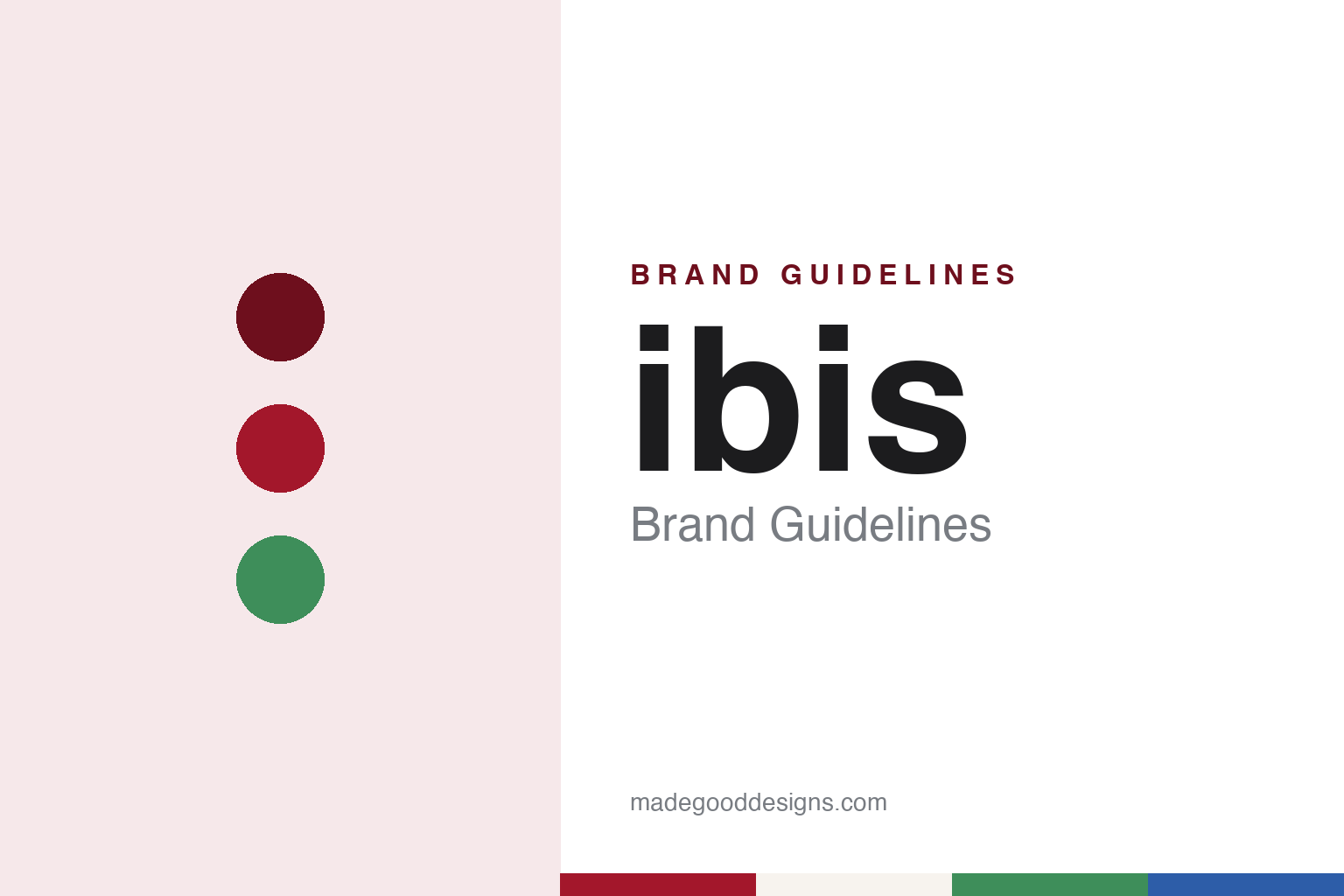 ibis Brand Guidelines: The Bordeaux Hotel of 1974 and the Pillow Logo