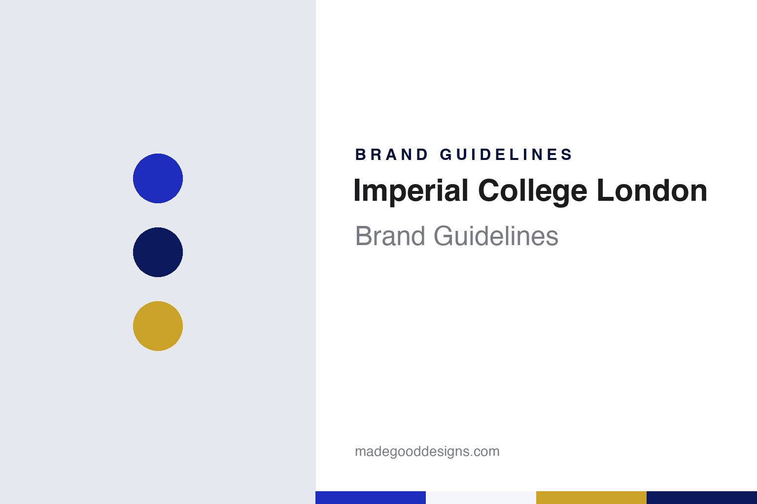 Imperial College London Brand Guidelines: A 1908 Book of Scientia and a 2024 Wordmark