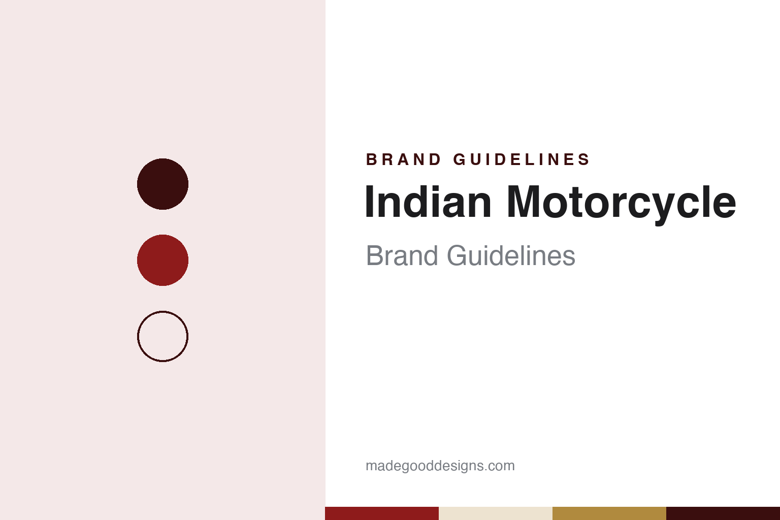 Indian Motorcycle Brand Guidelines: Springfield Red, the Wigwam and a Name Revived