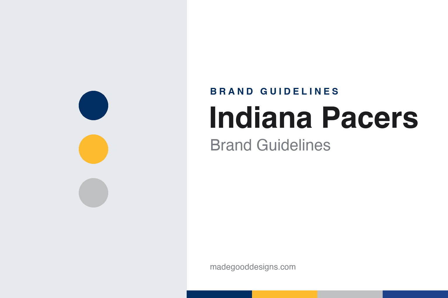 Indiana Pacers Brand Guidelines: Pace Cars, Harness Racing, a Flag’s Blue and Gold and a Uniform by Florence Griffith Joyner