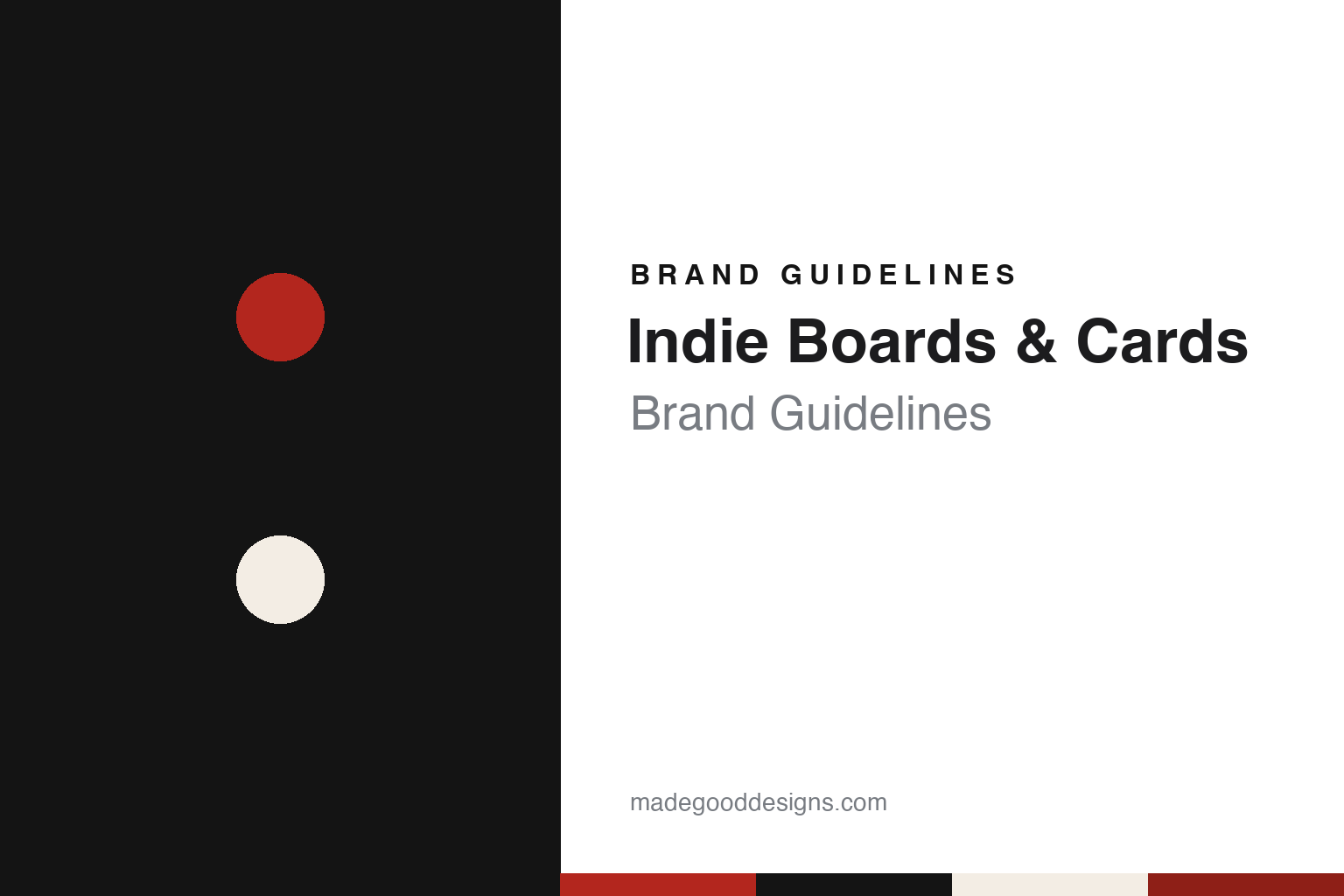 Indie Boards & Cards Brand Guidelines: The Oakland Publisher of The Resistance and Coup