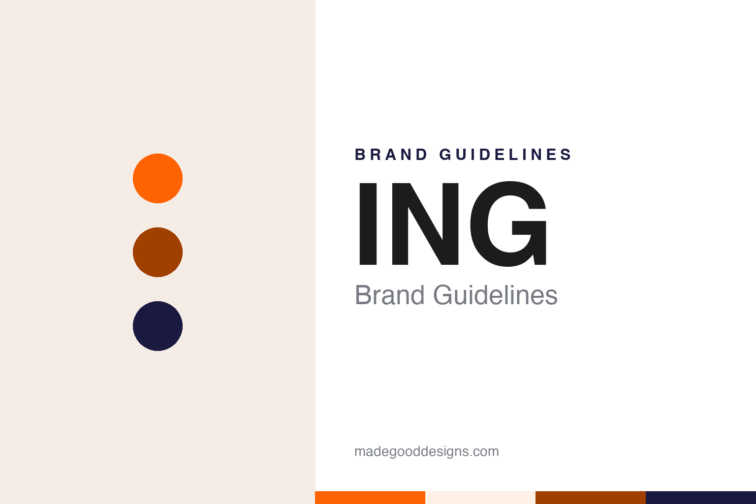 ING Brand Guidelines: Three Initials & an Orange Lion