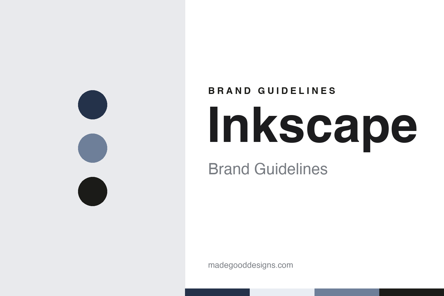 Inkscape brand guidelines — abstract colour discs and material texture (original homage; not a Inkscape product or logo)