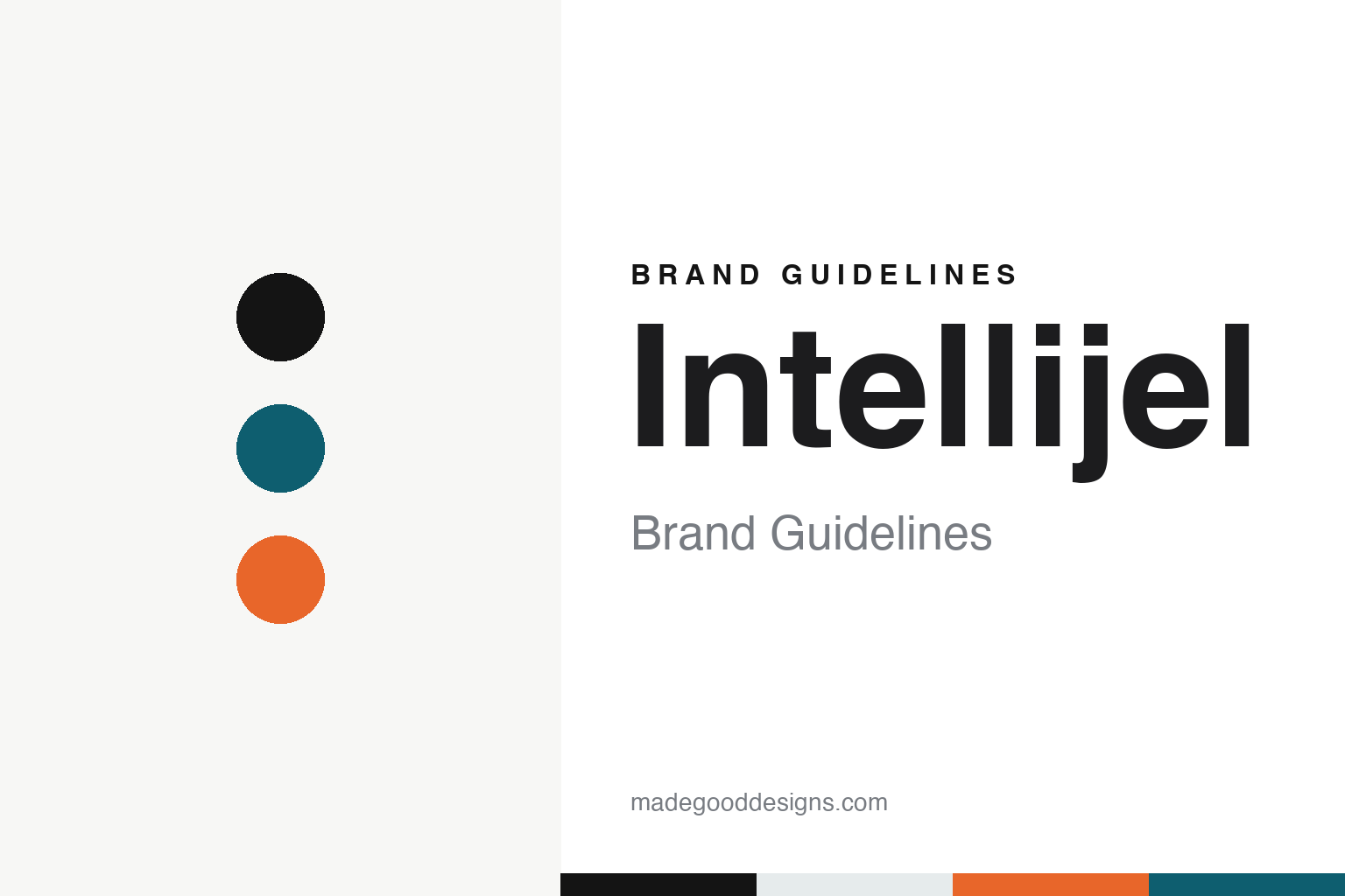 Intellijel brand guidelines — abstract colour discs and material texture (original homage; not a Intellijel product or logo)