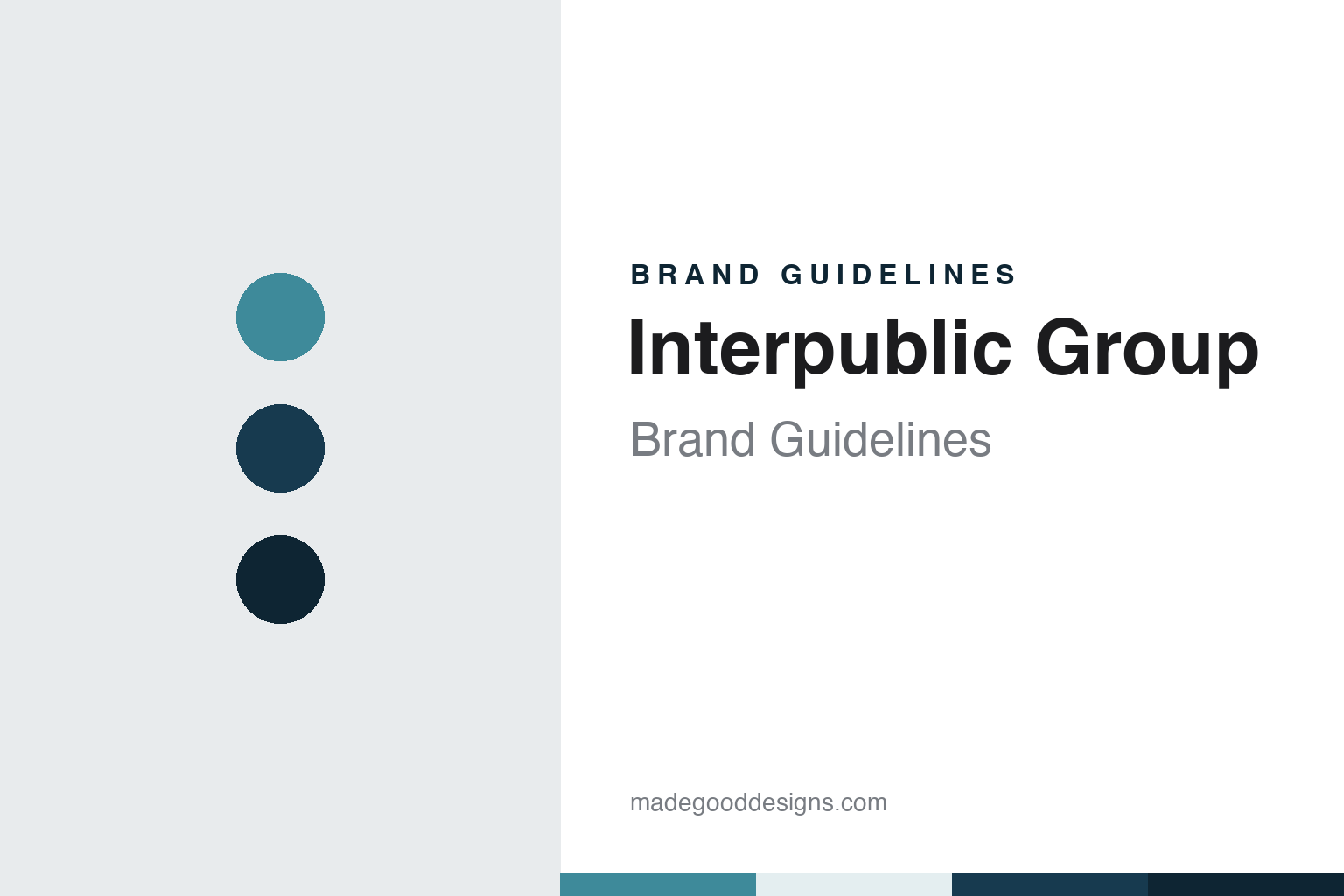 Interpublic Group Brand Guidelines: A Parent Name Built Around McCann