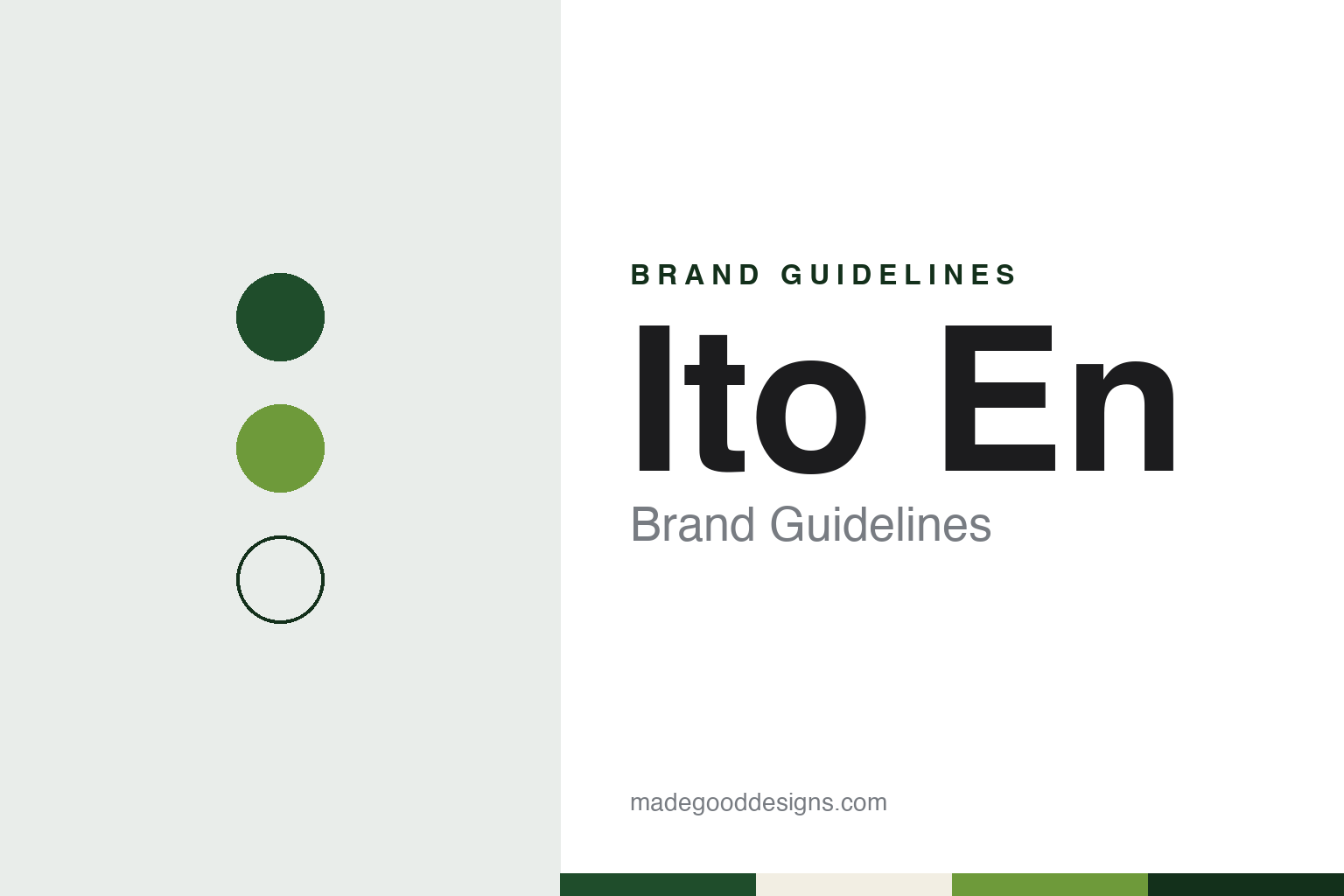 Ito En Brand Guidelines: The Shizuoka Tea Company Behind Oi Ocha