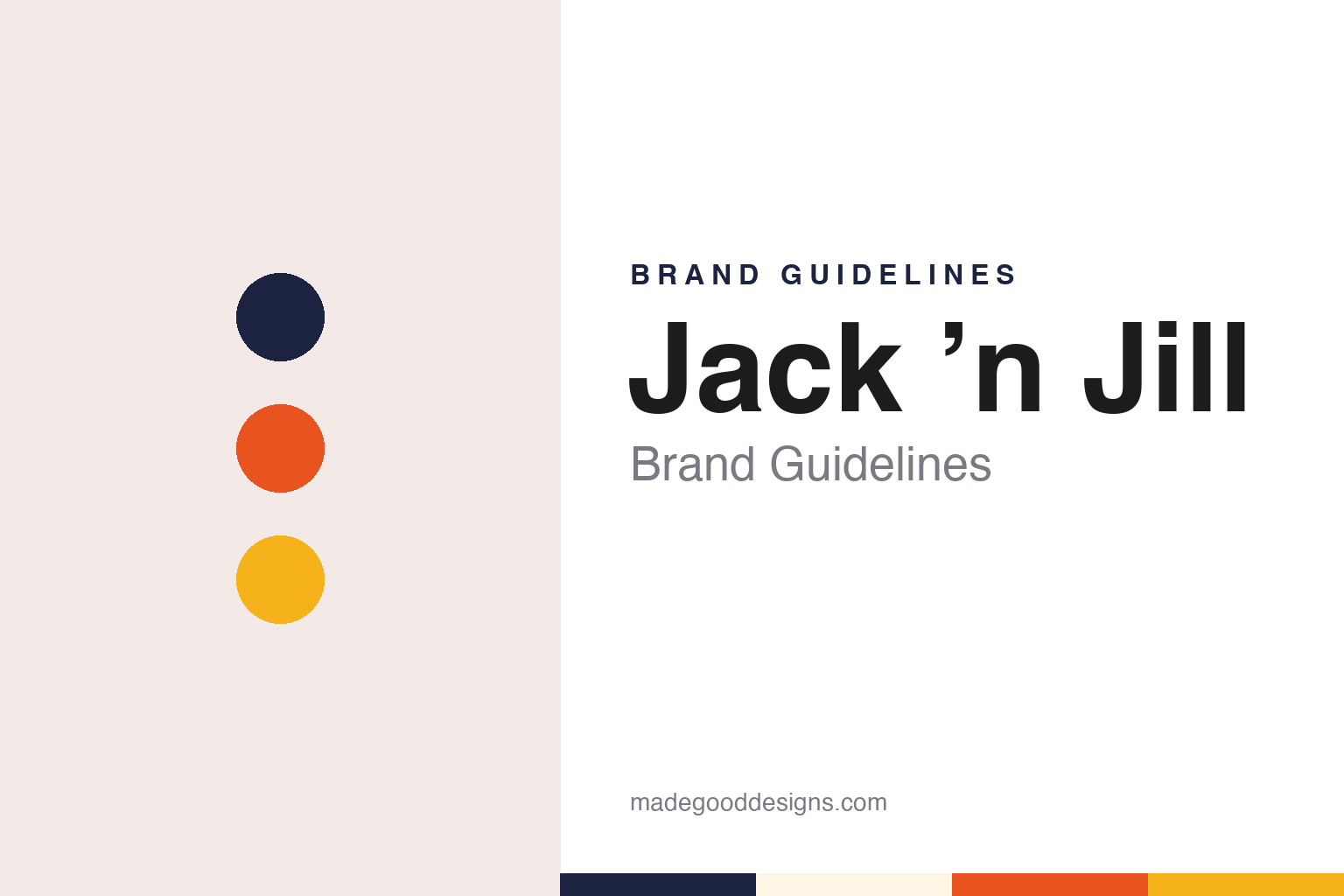 Jack ’n Jill Brand Guidelines: Universal Robina’s 1966 Snack Megabrand